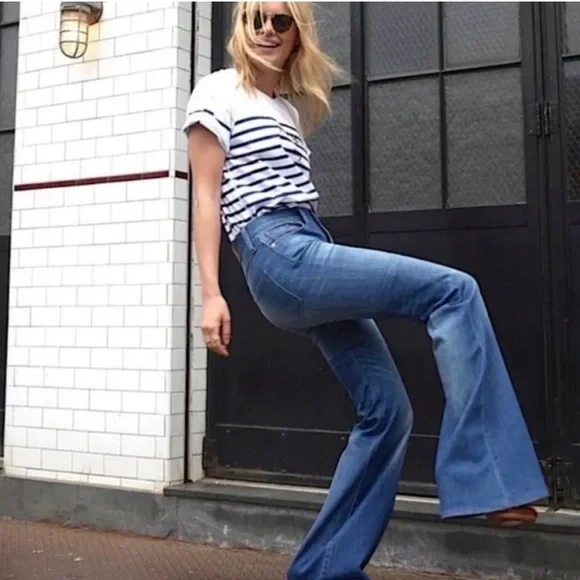 NWOT Madewell Flea Market Flare Jeans 24 31” Inseam - Picture 4 of 12